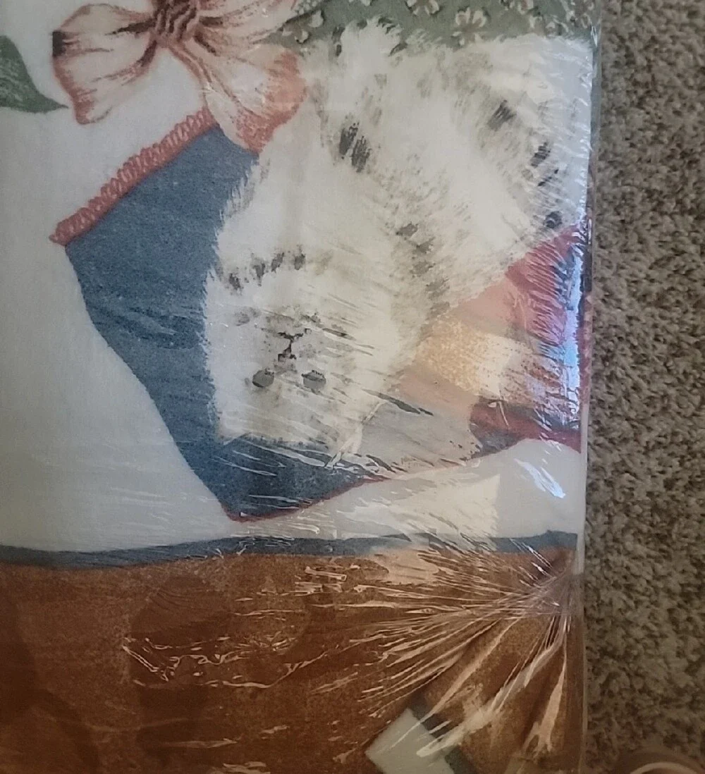 Kingdom USA vintage NOS cat Blanket